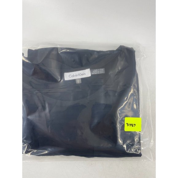 Calvin Klein Women's Black Sheer Sleeveless Top Shirt Tee Pocket Size Small - Picture 10 of 10